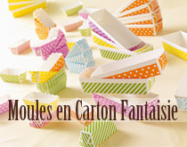 Moules en carton fantaisie