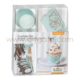 Kit Décor Cupcakes | Vert Menthe à l'eau