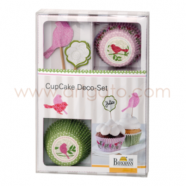 Kit Décor Cupcakes | Oiseaux 
