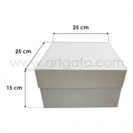 Boîtes à Gâteaux avec Couvercles - 25x25 cm