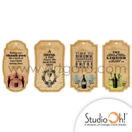 Etiquettes Cadeaux Studio Oh® | Thème Boissons