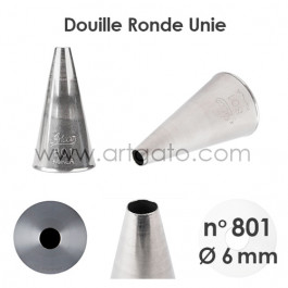 Douille Ronde Unie - n°801 / Ø 6 mm