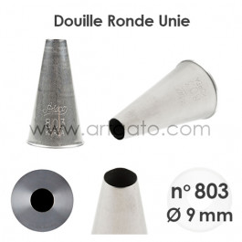 Douille Ronde Unie - n°803 / Ø 9 mm
