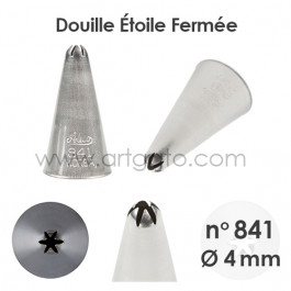 Douilles Pâtissières Etoile fermée