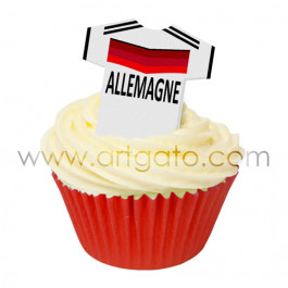 Maillot Equipe Allemagne - Réalisation Cupcake