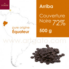 Couverture Chocolat Noir - Arriba 72%