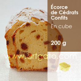 Cédrats Confits Agrimontana | Ecorce en Cubes 8 x 8 mm