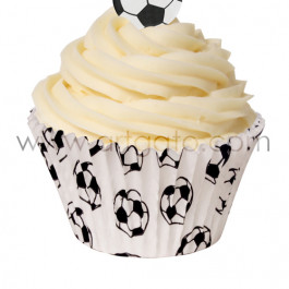 Caissettes Cupcake - Football