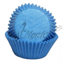 Caissettes Cupcakes - Taille Mini - Bleu Ciel