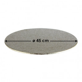 Cartons à Entremets - Argent - Ronds 3 mm - 45 cm