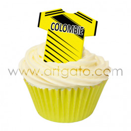 Maillot Equipe COlombie - Réalisation Cupcake