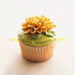Cupcake Fleur - Poudre de Meringue
