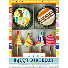 Caissettes et Décors Cupcakes Meri Meri® | Happy Birthday
