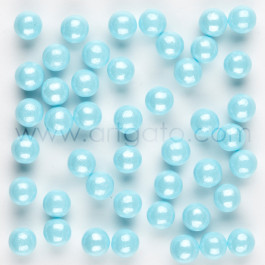 Perles de Sucre Nacrées - Bleu