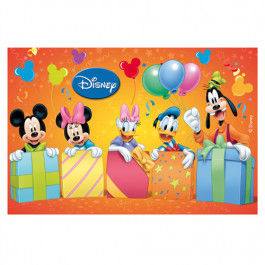 Plaque Azyme - Mickey, Minnie, Daisy, Donald & Dingo