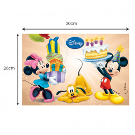 Plaque Azyme - Mickey, Minnie & Pluto