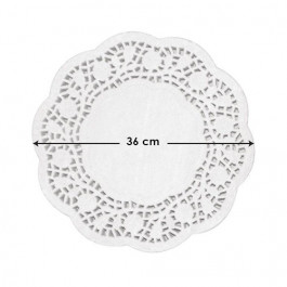 Dentelles Pâtissières Rondes - 36 cm