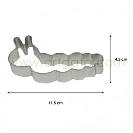Découpoir Chenille - Dimensions