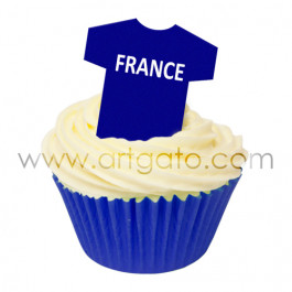 Maillot Equipe France Les Bleus - Réalisation Cupcake