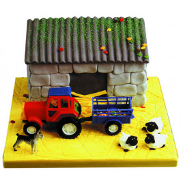 Kit de Décor de Gâteaux, TRACTEUR