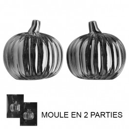 Moule à Chocolat, Citrouille 3 D (2 moules)