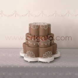 Gâteau pétales 