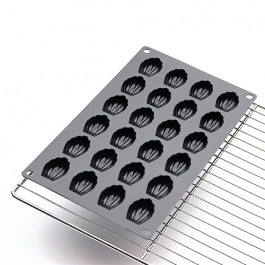 Moule Silicone Cake en Stock® | 24 Mini MADELEINES 