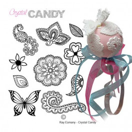 Mini Tapis en Silicone Dentelles Crystal Candy® - MultiArt Tiffany