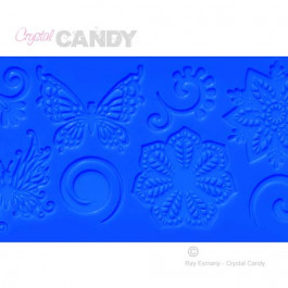 Tapis en Silicone Dentelles Crystal Candy®, Papillons & Co