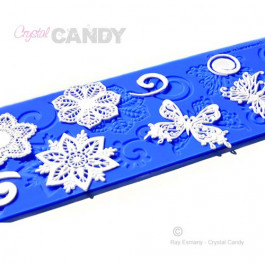 Tapis en Silicone Dentelles Crystal Candy®, Papillons & Co