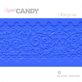 Tapis en Silicone Dentelles Crystal Candy®, Ruban Moonstruck
