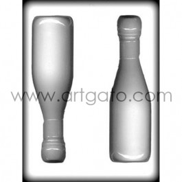 Moule Sucre Cuit, Bouteille de Champagne 3D