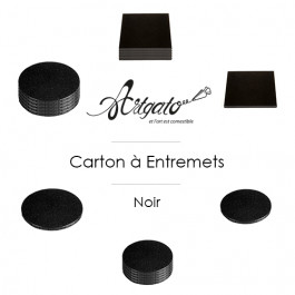 Cartons à entremets - Noir