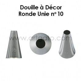 Douille à Décor | Ronde Unie #10