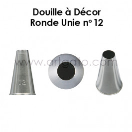 Douille à Décor | Ronde Unie #12
