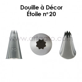 Douille à Décor | Cannelée (Étoile) #20