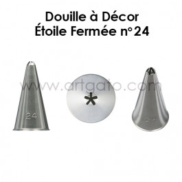 Douille à Décor | Étoile Fermée #24