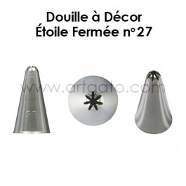 Douille à Décor | Étoile Fermée #27