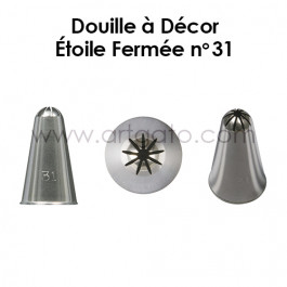 Douille à Décor | Étoile Fermée #31