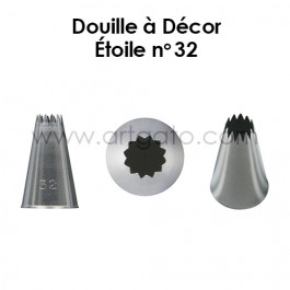 Douille à Décor | Cannelée (Étoile) #32