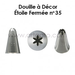 Douille à Décor | Étoile Fermée #35