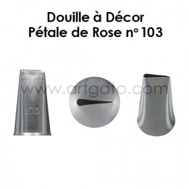 Douille à Décor | Pétale de Rose #103