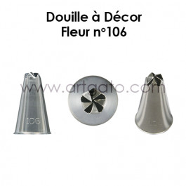 Douille à Décor Fleur n° 106