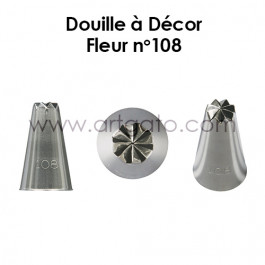 Douille à Décor Fleur n° 108