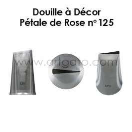 Douille à Décor | Pétale de Rose #125