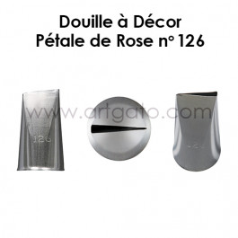 Douille à Décor | Pétale de Rose #126