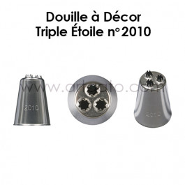 Douille à Décor | Triple Etoiles (#2010)