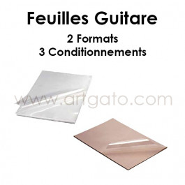 Feuilles Guitare | 2 Formats et 3 Condtionnements