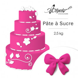 Pâte à sucre | Rose Fuchsia - 2,5 kg 