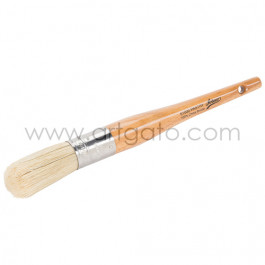 Pinceau Pâtissier Soie Naturelle Ateco® | Rond - Ø 25 mm